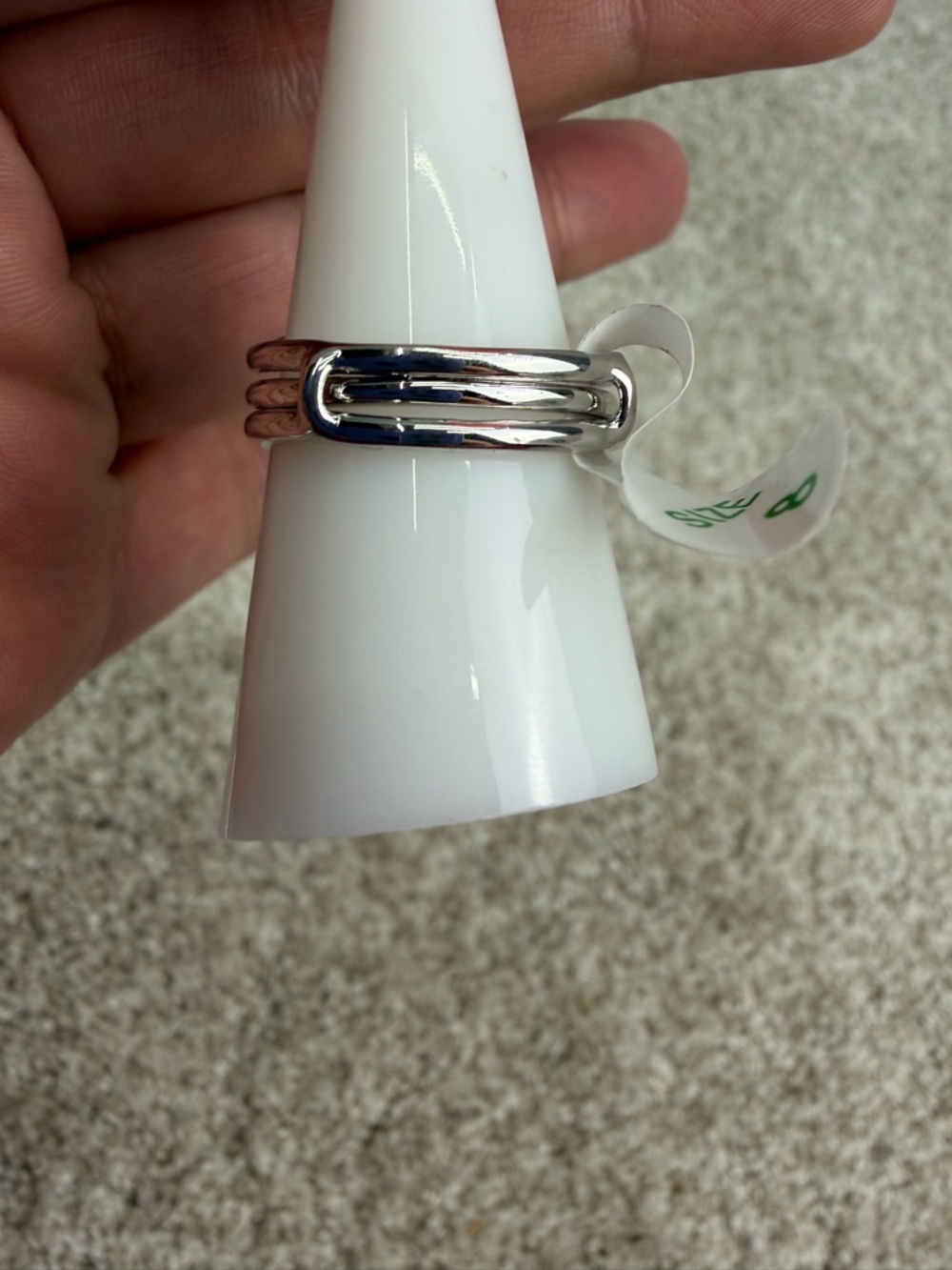 Bomb Party BP RBP6330 Lymphoma Awareness Your Mindset Is Everything Ring Size 8 - Picture 5 of 7